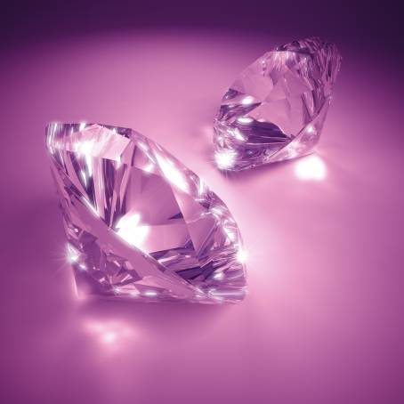 Captivating Beauty CloseUp of Pink Crystal Diamonds