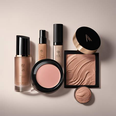 Showcasing Beauty Realistic Makeup Product Photography