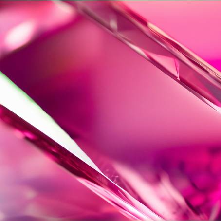 Glistening Pink Crystal Diamonds Studio CloseUp Shots