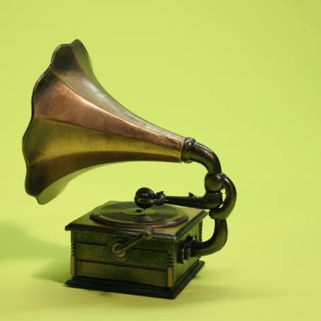 Antique Gramophone Capturing Melodies of the Past