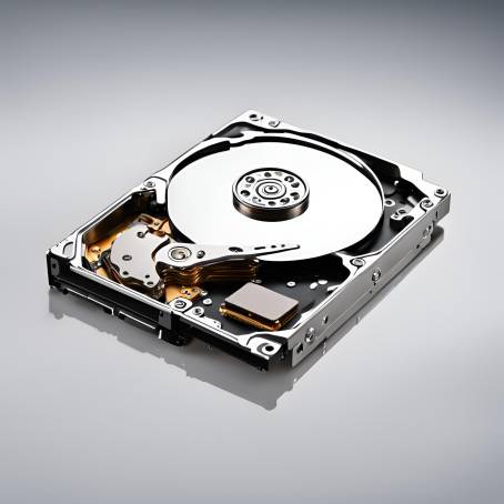 Functional Hard Drive Opened for Examination