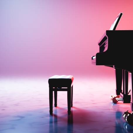 The Grand Piano Unveiled A CloseUp on Its Keys