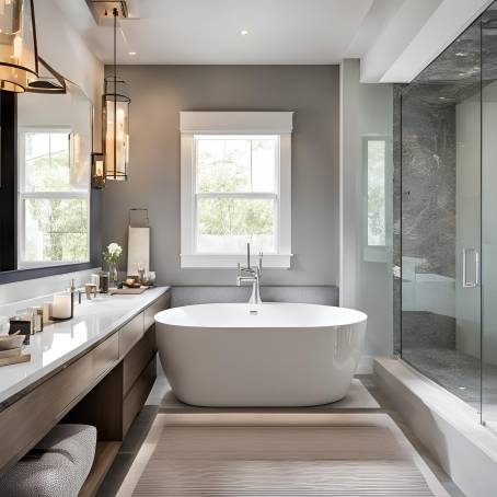 Sleek Serenity A Modern Bathroom Escape