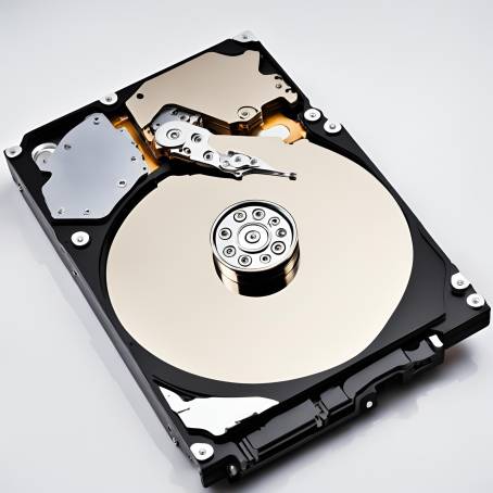 Comprehensive View of an Open Hard Drive