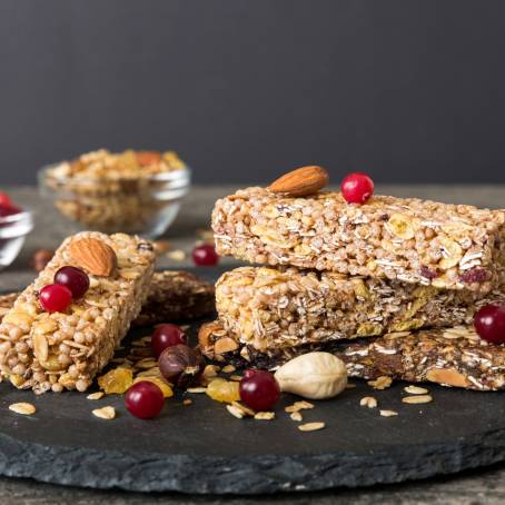 Muesli Bars with Dried Fruit A Journey on the Conveyor