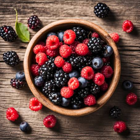 Nature Sweet Treat Fresh Wild Berries