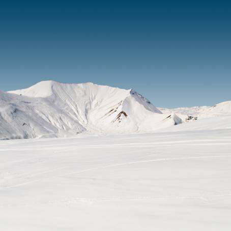 Charming Peaks SnowCovered Mountains in Winter