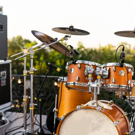 Drums in Action Live Performance on Stage