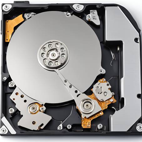 In Depth Look at an Open Hard Drive Mechanism