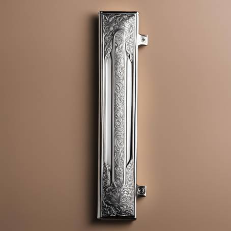 Classic Metal Mezuzah Case for Traditional Homes