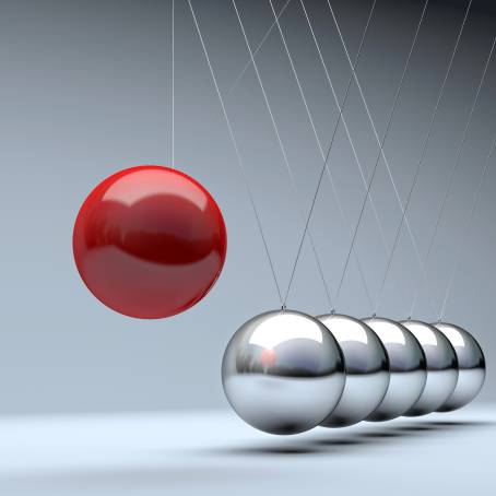 Exploring Newton Cradle Kinetics and Energy