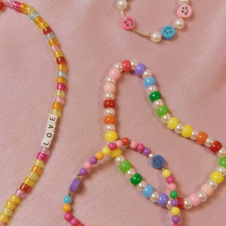 Colorful Bead Necklace A Burst of Creativity