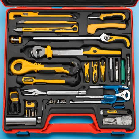 Hand Tool Set Hammer, Wrench, and More