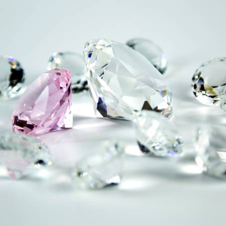 Pink Diamond Elegance CloseUp Studio Capture