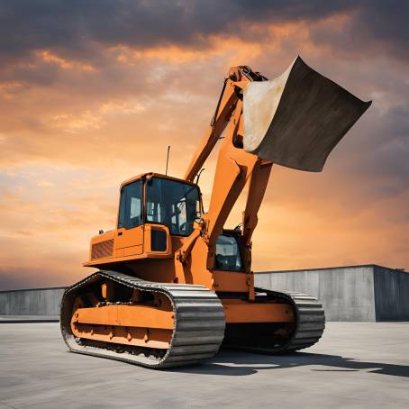 Orange Bulldozer The Icon of Construction Machinery