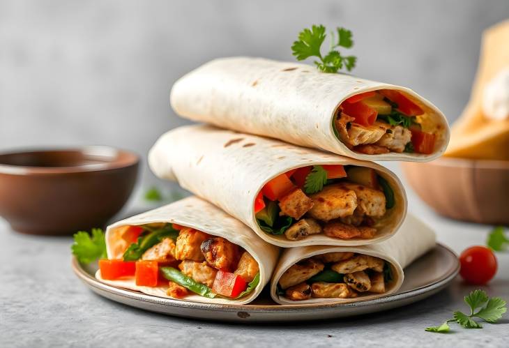 Wrap It Up Healthy Chicken Fajitas