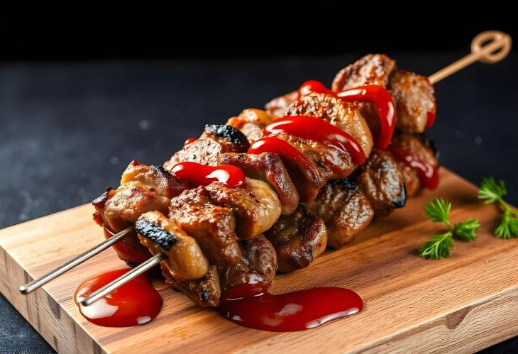 Shish Kebab Delight Grilled Ground Beef Skewers