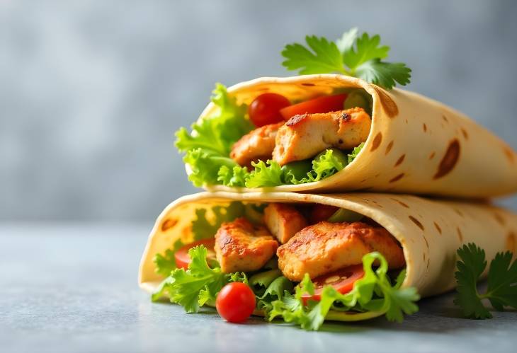 Healthy Fajita Wraps Chicken and Veggie Bliss