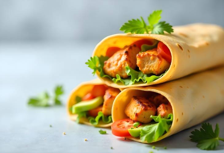 Lunch Wraps Grilled Chicken Fajitas Made Easy