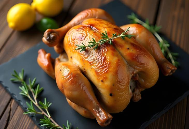 Rotisserie Chicken Infused with Thyme and Lemon