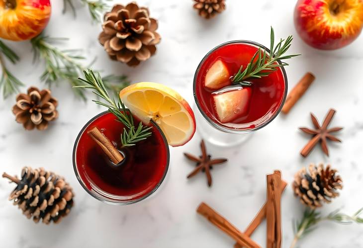 Warm Winter Drinks Mulled Wine  Holiday Cocktails