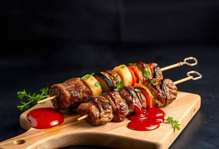 Meat on a Stick Savory Shish Kebab Delight