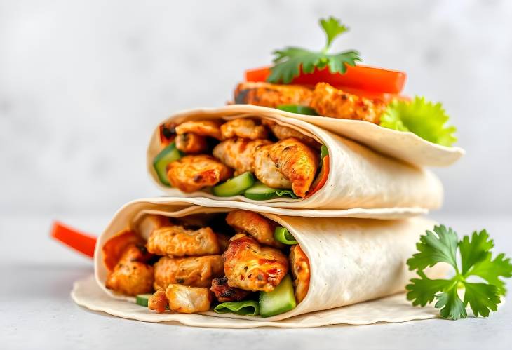 Mexican Inspired Fajita Wraps A Healthy Snack