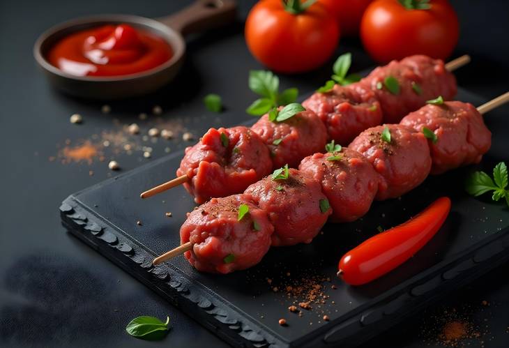 Savoring Skewers Traditional Ground Beef Kebab