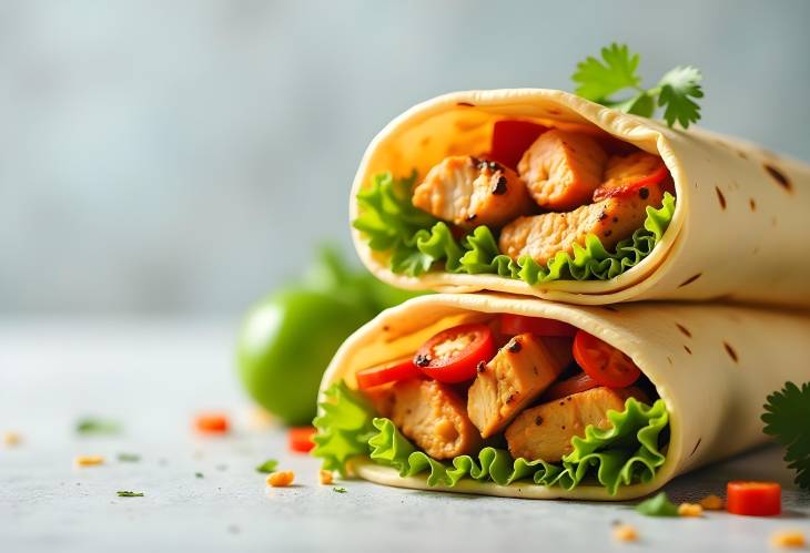 Flavorful Fajitas Healthy Chicken Tortilla Wraps