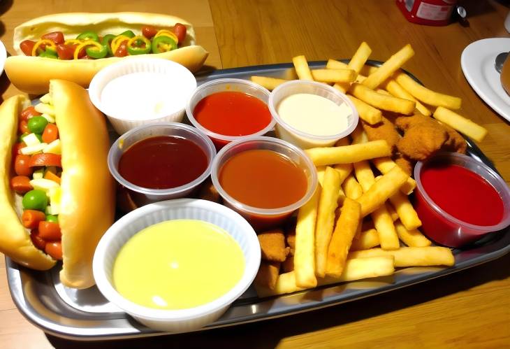 Ultimate Fast Food Combo Hot Dogs, Fries  Chicken