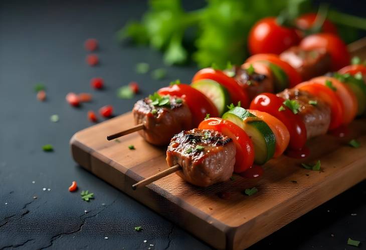 Savory Shish Kebab Ground Beef on a Stick