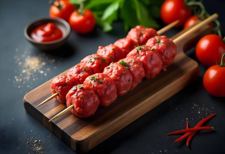 Flavors of the Caucasus Ground Beef Shish Kebab