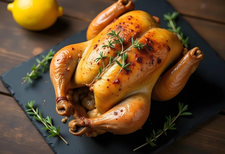 Flavorful Homemade Chicken Rotisserie with Fresh Herbs