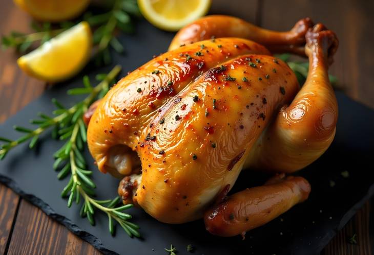 Thyme and Lemon Rotisserie Chicken Delight