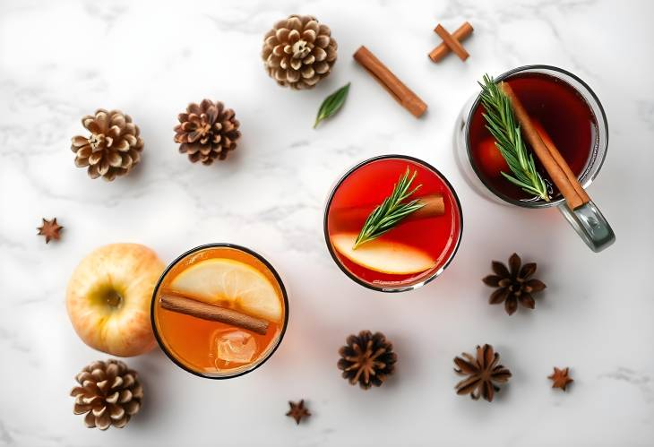 Holiday Cheer Mulled Wine and Festive Cocktails