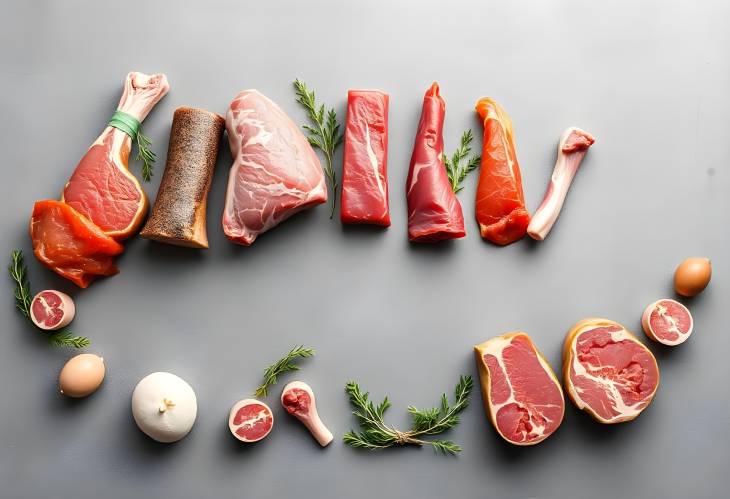 Meat Photography on Grey