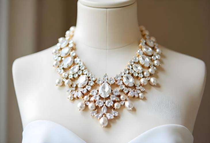 Elegant Bridal Necklace Set A Timeless Statement for Weddings