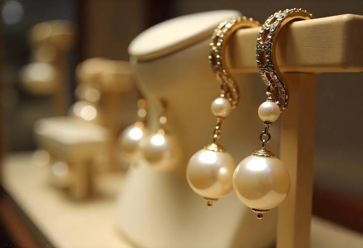 Stunning Pearl Earrings Showcase Elegance in Every Detail