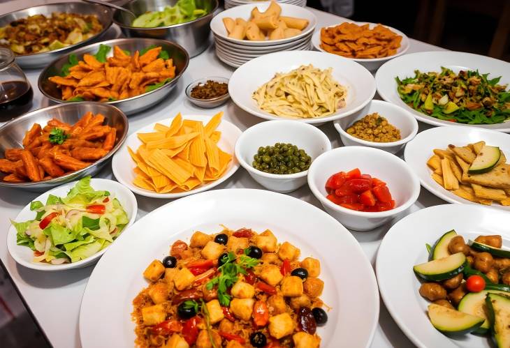 Vibrant and Delicious Food Table