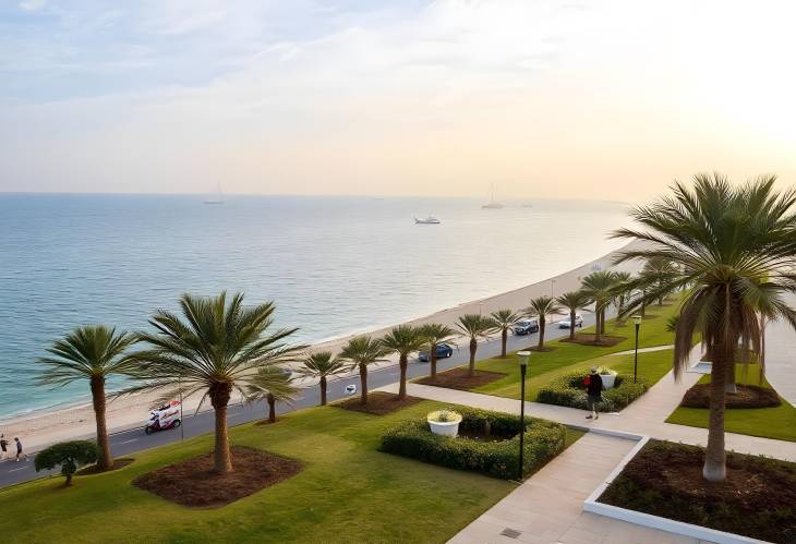 Breathtaking Views of Al Khobar Corniche at Dawn