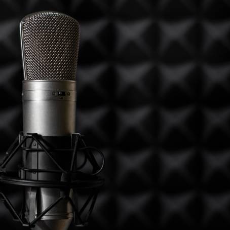 Classic Black Microphone A Symbol of Sound