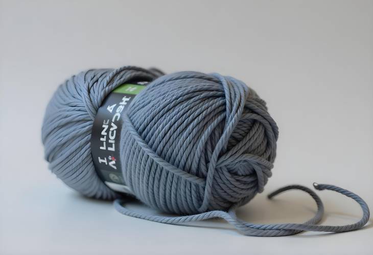 Gray Ball of Yarn Endless Possibilities for Knitting