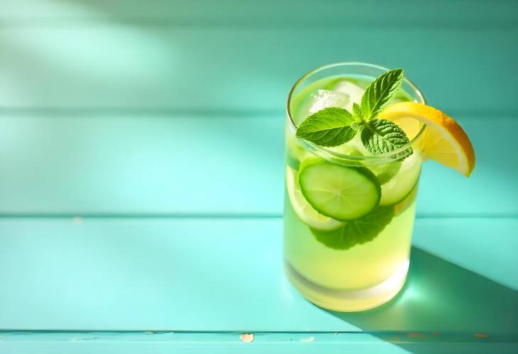 Bright and Refreshing Mint, Cucumber, and Lemon Detox