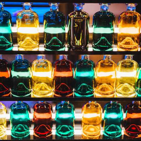 A Kaleidoscope of Colors Glass Bottles Collection