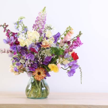 Creating Beauty Leaf and Flower Arrangements in the Studio