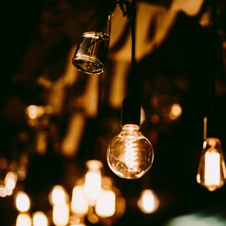 Illuminate Your Space Vintage Hanging Light Bulb CloseUp