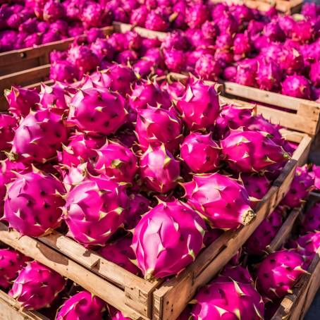 Tropical Treasures A Heap of Dragon Fruit