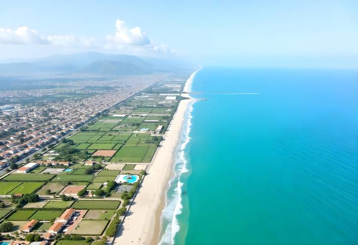 Coastal Serenity Aerial View of La Costa Verde