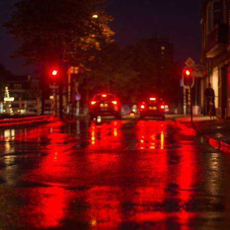 Captivating Glow Street Lanterns at Night