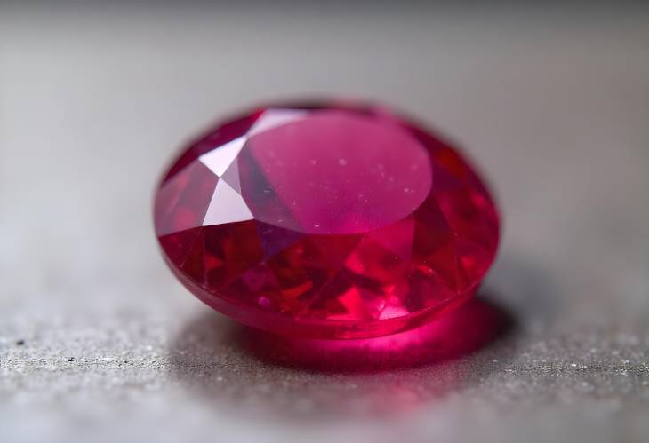 Vibrant Ruby Gemstone Round Cut Isolated for Unique Designs